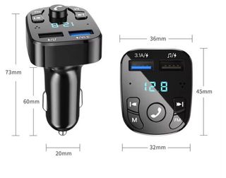 Cargador Coche Bluetooth USB