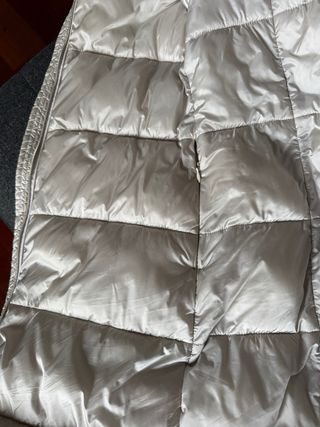 Plumífero Largo, perla, Save The Duck Talla M