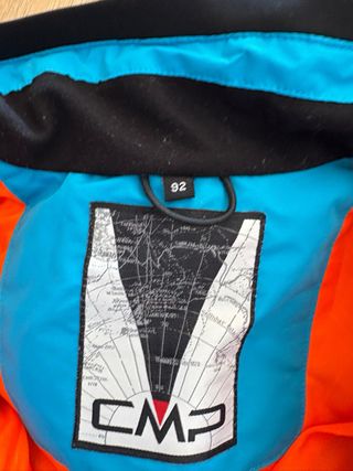 Chaqueta Nieve Niño Azul y Negro 92 cm