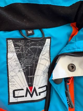 Chaqueta Nieve Niño Azul y Negro 92 cm