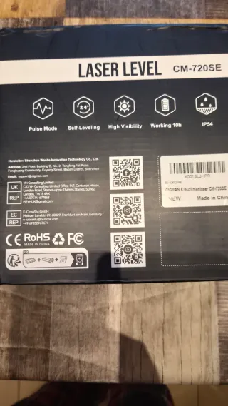 Livella Laser Cigman CM-720SE Verde