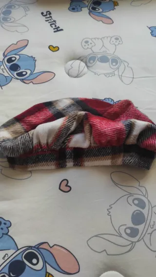 Boina infantil cuadros