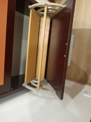 Mueble zapatero madera y cristal!!Urge venta!!!