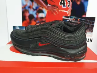 Nike Air Max 97 Talla 41 Negro Rojo