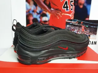 Nike Air Max 97 Talla 41 Negro Rojo