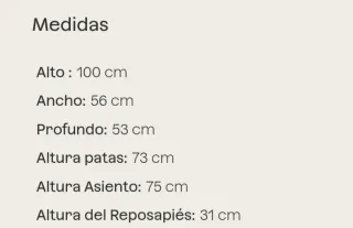 Taburete alto metálico blanco