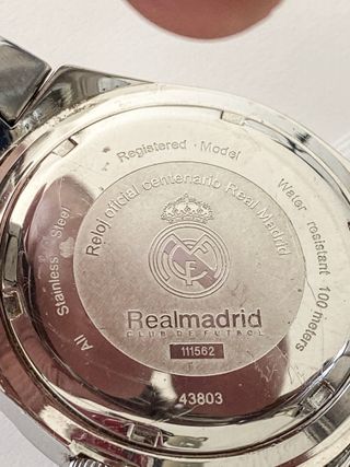 Reloj Real Madrid Centenario marca Viceroy