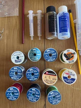 Kit Montaje y Reparación Cañas Pesca