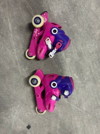 Patines en línea rosas para niños
