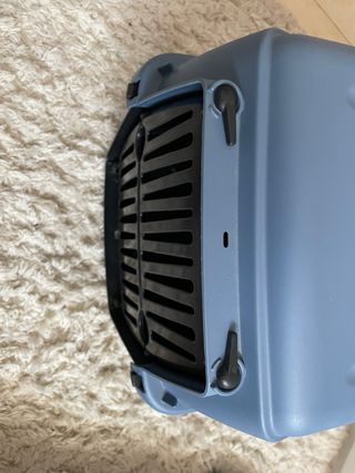 Transportín para gatos azul y negro Tiendanimal.