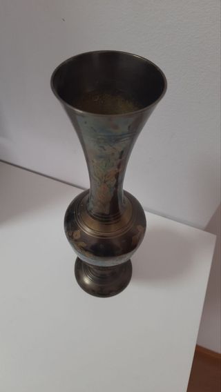 Florero Latón 30cm - Fabricación 1950