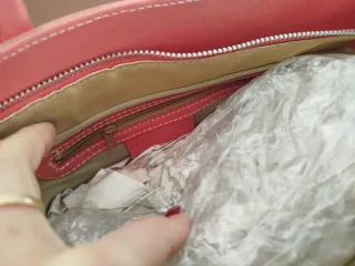 Borsa a mano corallo