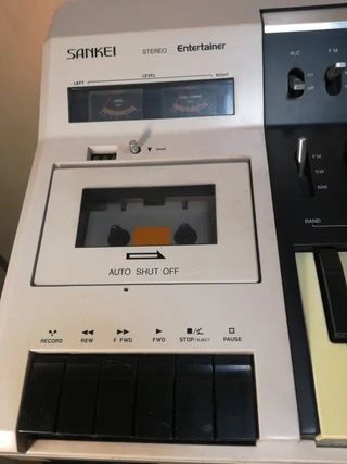 Organo Piano Sankei TCH-8800H con Cassette