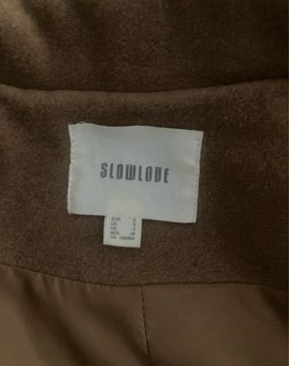 Abrigo marrón boho Slowlove