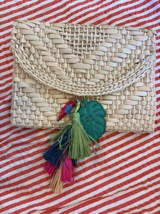 Bolso de mano Oysho tejido