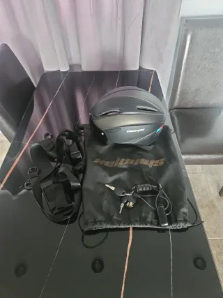 Patinete Eléctrico Bojina con Casco y accesorios