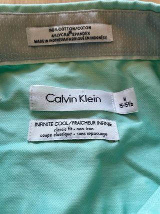 Camisa Calvin Klein verde