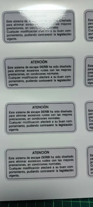 Pegatina Escape Derbi Variant