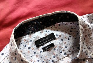 Camisa Zara Man Estampada Talla XL