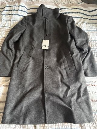 Chaqueta Zara Gris Talla M Nueva
