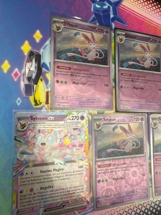 Set completo Sylveon carte Pokémon