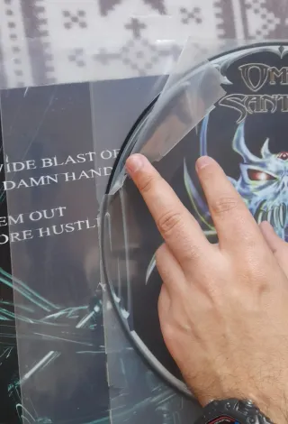 Lote 3 vinilos Headbanger, Omar Santana, Masters.