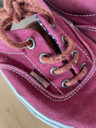 Zapatillas Vans Rojas y Marrones