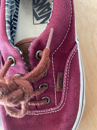 Zapatillas Vans Rojas y Marrones