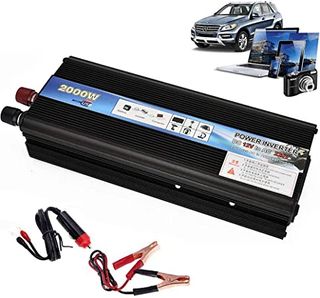Transformador Inversor de Corriente 12V/220V 2000W