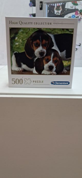 Puzzle Clementoni 500 piezas cachorros