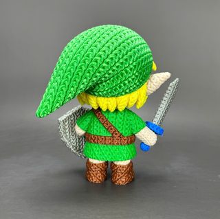 Link Zelda Figura Tejida 3D