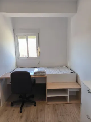 Cama 90 con escritorio y almacenaje