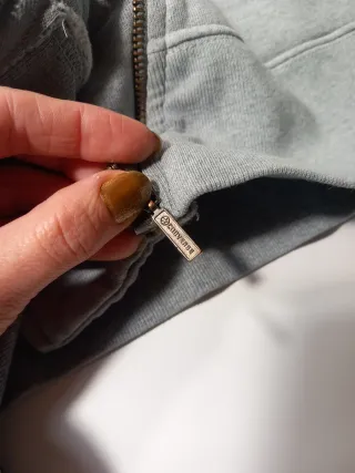 Sudadera Converse Gris Doble Botonadura