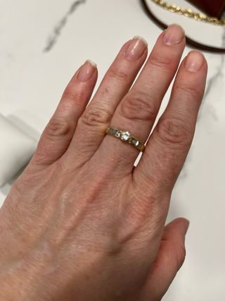 Anillo Oro 18k Circonitas