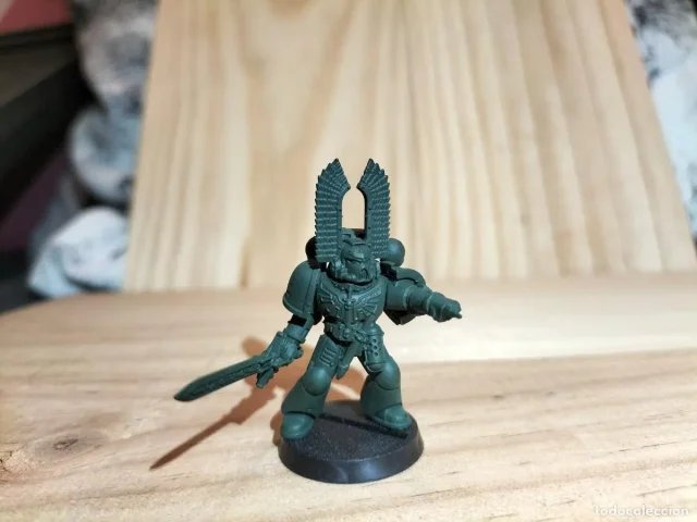 Warhammer 40k Balthasar y capitán Ángeles Oscuros