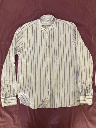 Camisa Pedro Del Hierro Lino Cuello Mao