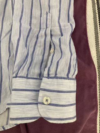 Camisa Pedro Del Hierro Lino Cuello Mao