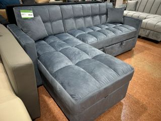 Sofá Cama Gris con Arcón