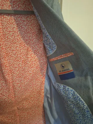 Americana El Ganso Azul Slim Fit Talla M