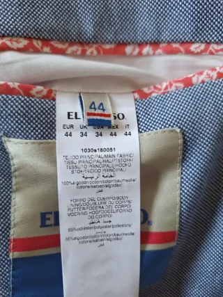 Americana El Ganso Azul Slim Fit Talla M