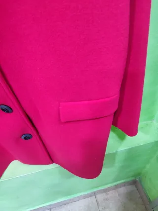 Chaquetón de paño rojo talla 60