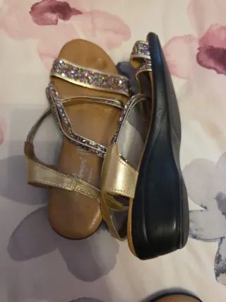 Sandalias de piel mujer