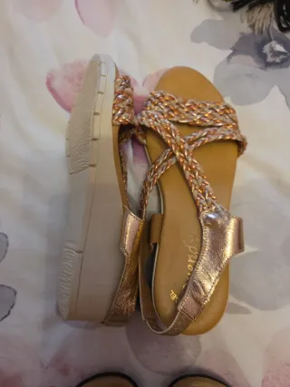 Sandalias de piel mujer