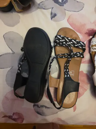 Sandalias de piel mujer