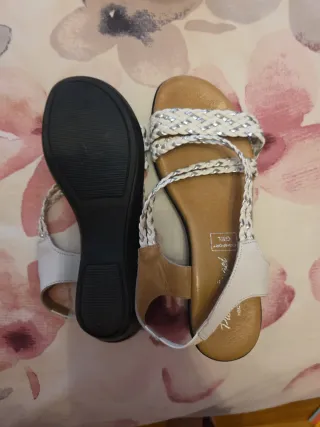 Sandalias de piel mujer