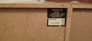 Altavoces Thomson CS 600 Plata