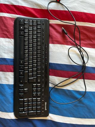 Teclado Microsoft Negro via USB