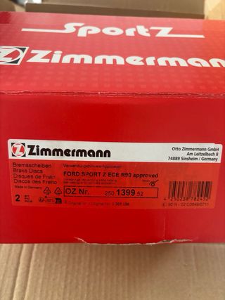 Disco de Freno Perforado Zimmermann