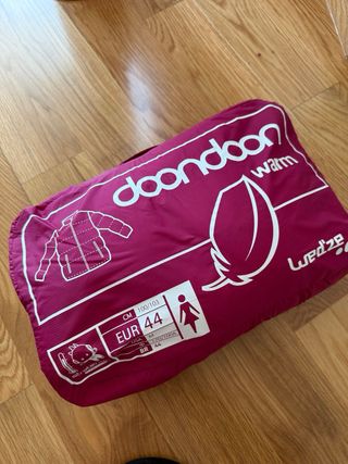 Plumífero rosa acolchado para Nieve