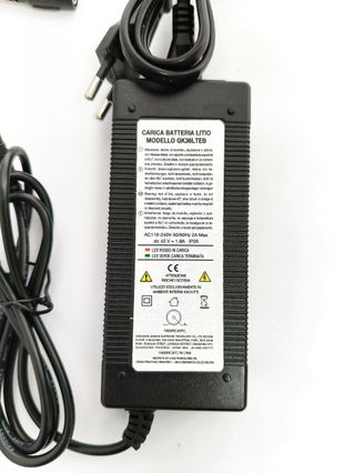 Cargador bicicleta eléctrica 36V - 3 conectores